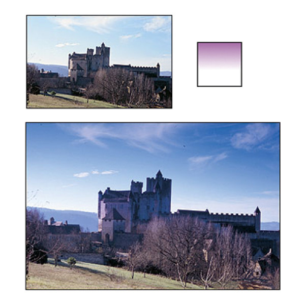 Светофильтр Cokin Gradual Fluo Mauve 1 A 668